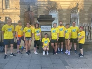 Members of the team smiling for a picture